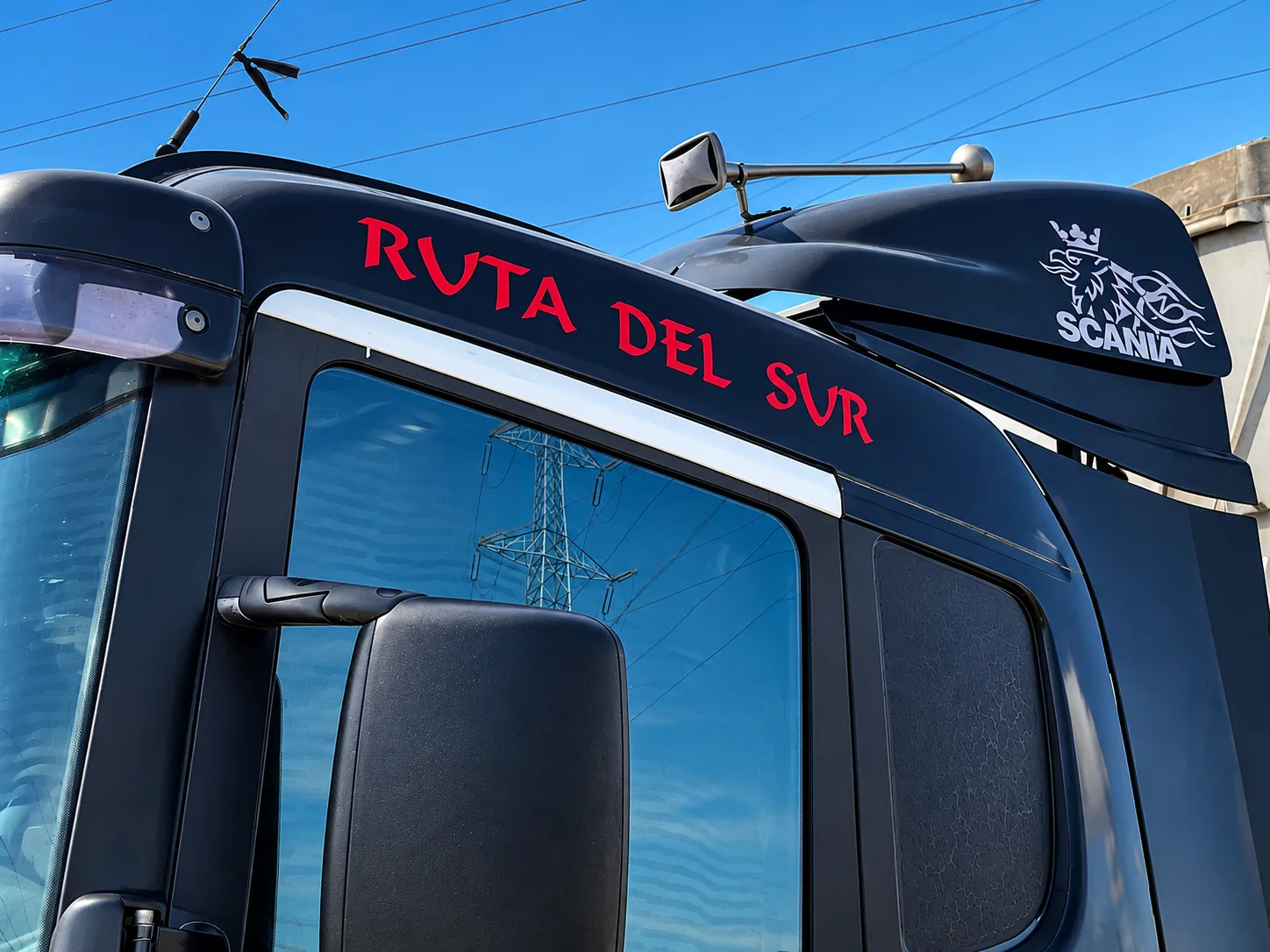 Rotulación de camión para Rotulación de camión Scania de Ruta del Sur