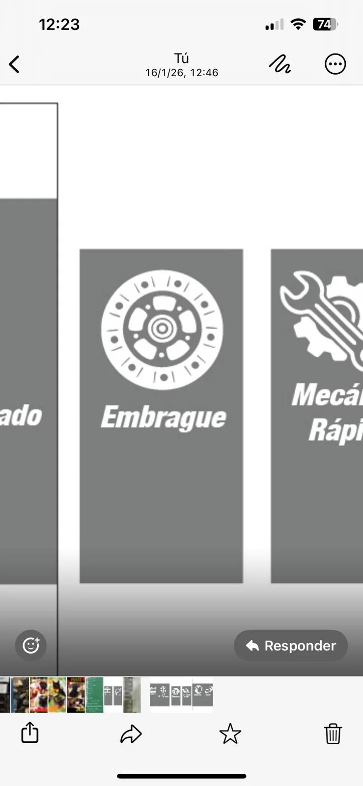 Trabajo realizado de Vinilo ácido para Talleres Las Américas